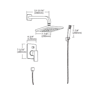 conceal shower column